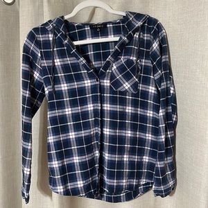 Blue and White Flannel